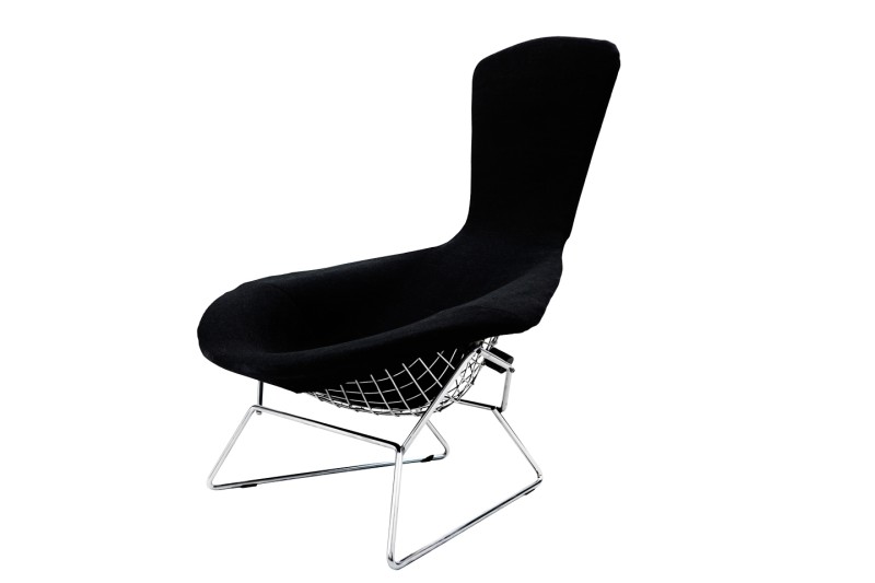 Knoll International Diamond Chair Fabric / Black