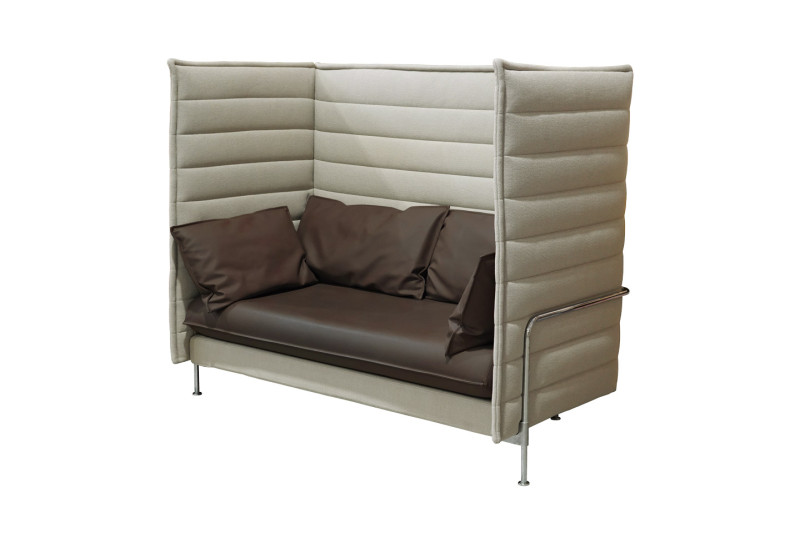 Alcove Highback Two Seater Stof / Groene