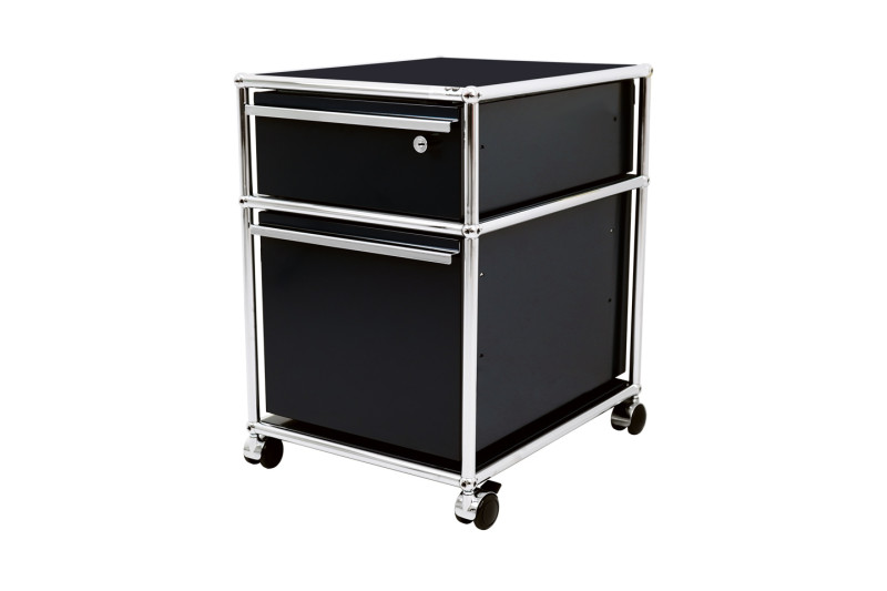 USM Haller Conteneur Roulant Noir graphite RAL 9011