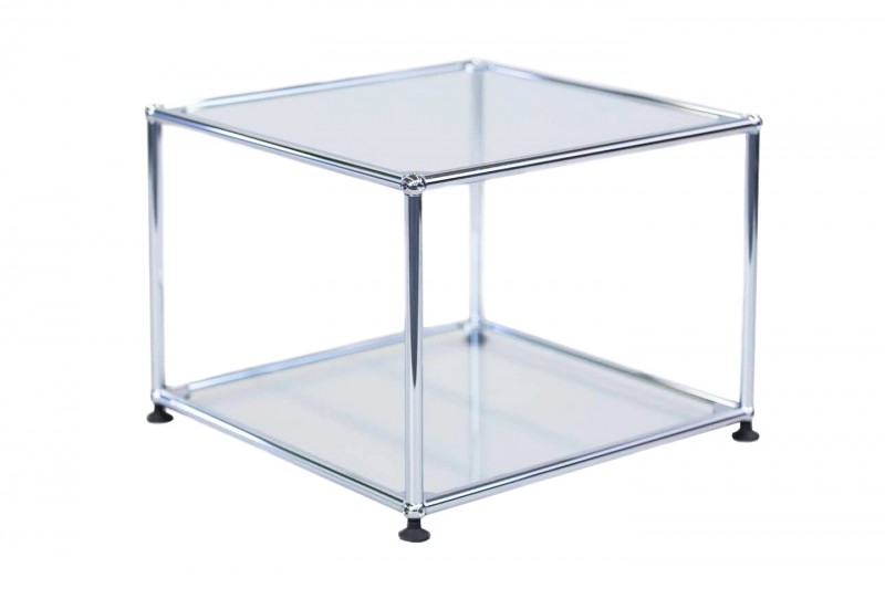 USM Haller Beistelltisch Glas 50 x 50 cm Beistelltische
