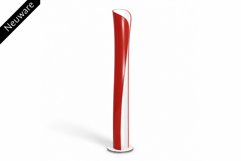 Lámpara de pie Artemide Cadmo, rojo/blanco