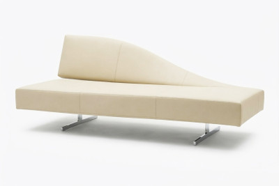Cassina Aspen Sofa Leder / Beige / Rechts