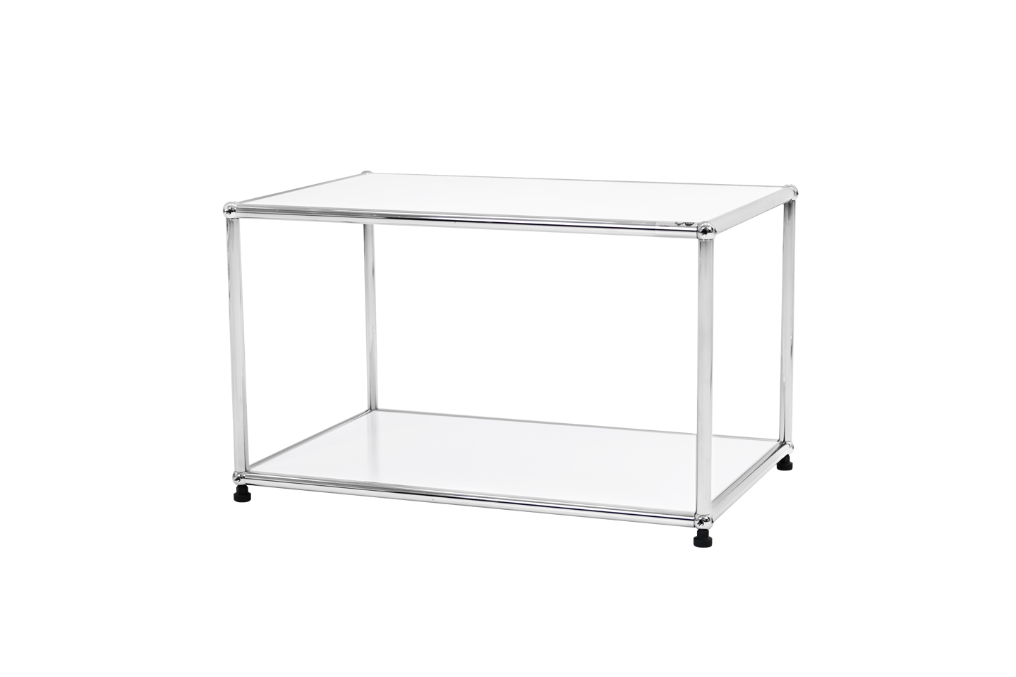 USM Haller side table pure white RAL 9010 63 x 40 cm
