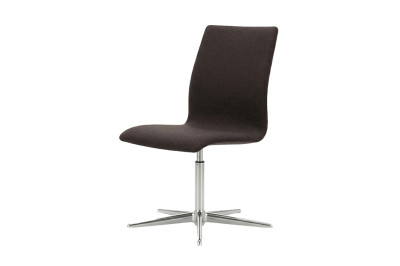 Fritz Hansen Oxford Konferenzstuhl Stoff / Braun