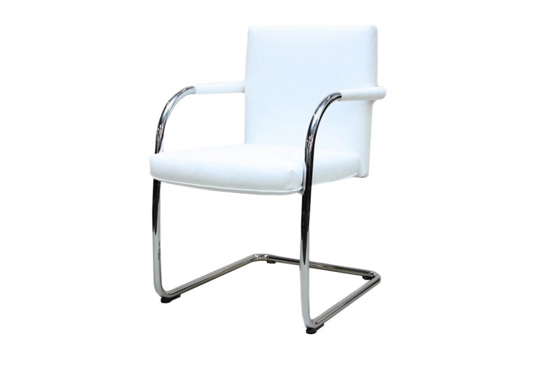Vitra VisaSoft Cantilever chair imitation leather / white