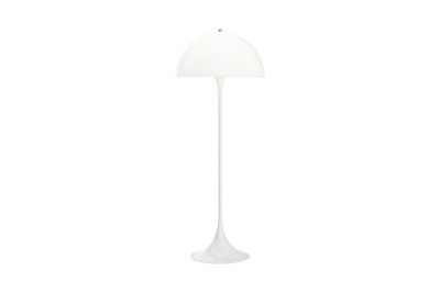 Louis Poulsen Panthella Floor E27 II V2 Lampadaire / Blanc opale