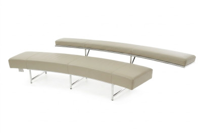 Classicon Monte Carlo Sofa von Eileen Gray Leder / Beige / Grau