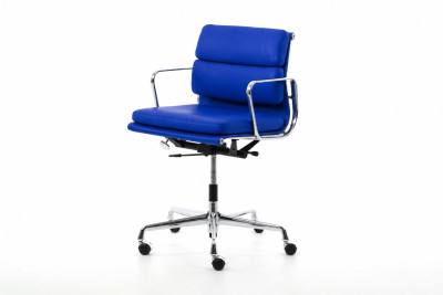 Vitra EA 217 Leder / Blau