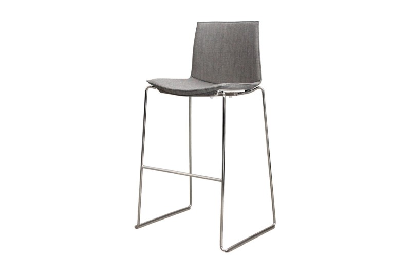 Arper CATIFA 46 Barhocker Stoff / Grau