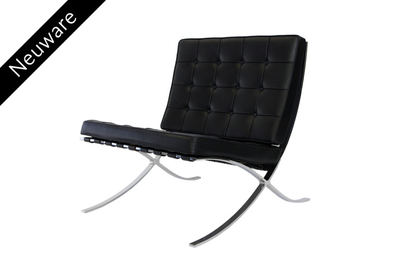 Knoll International Barcelona Sessel Leder / Schwarz