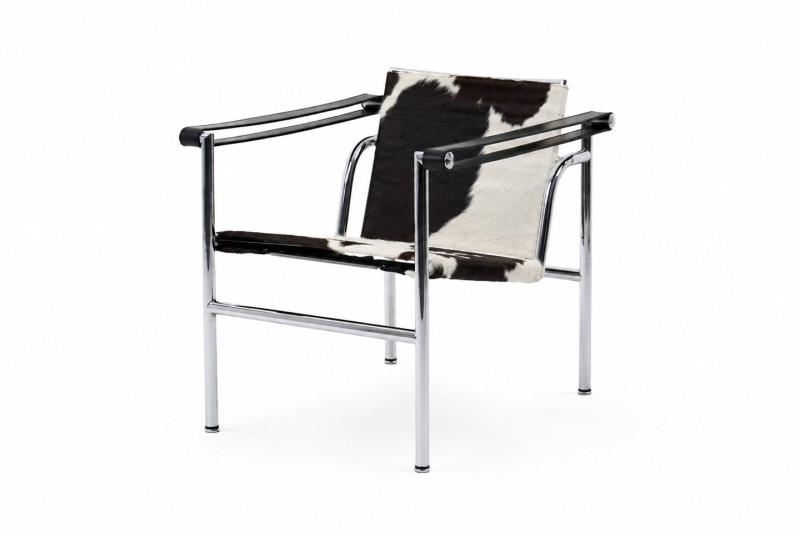 Cassina LC1 Sillón Piel / Negro