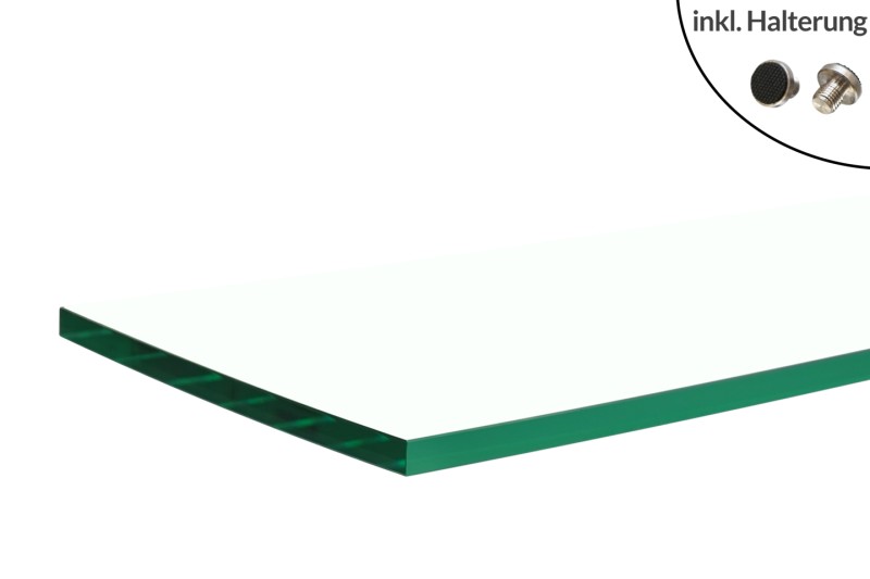 USM Halller Plaque de recouvrement en verre / verre transparent pour profondeur de 35 cm
