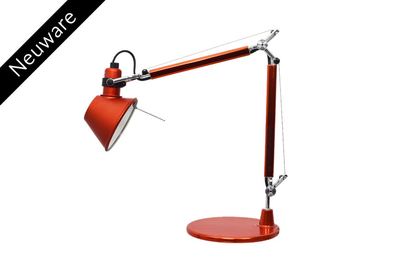 Artemide Tolomeo Tavolo Lámpara de Mesa Naranja / Rojo