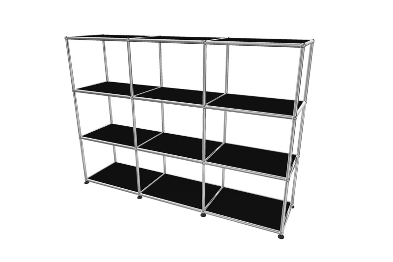 USM Haller Regal / Bücherregal in Breite 150 cm x Tiefe 35 cm
