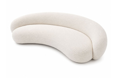 Tacchini Sofa Jumep von Jonas Waggel Stoff / Weiß / Elfenbein