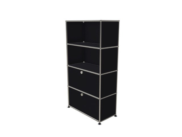 USM Haller Étagère Noir Graphite RAL 9011