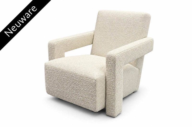 Cassina Utrecht Sessel Stoff / Cremeweiß