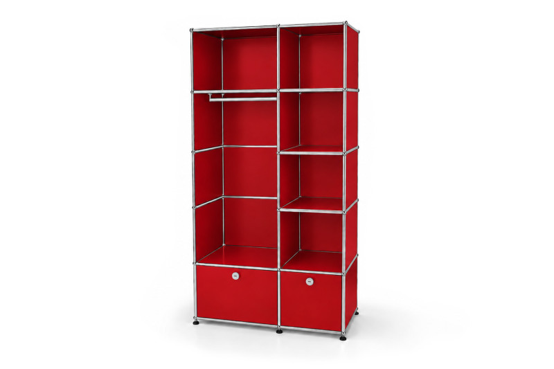 USM Haller Garderobenschrank mit Klapptüren Tiefe 50 cm