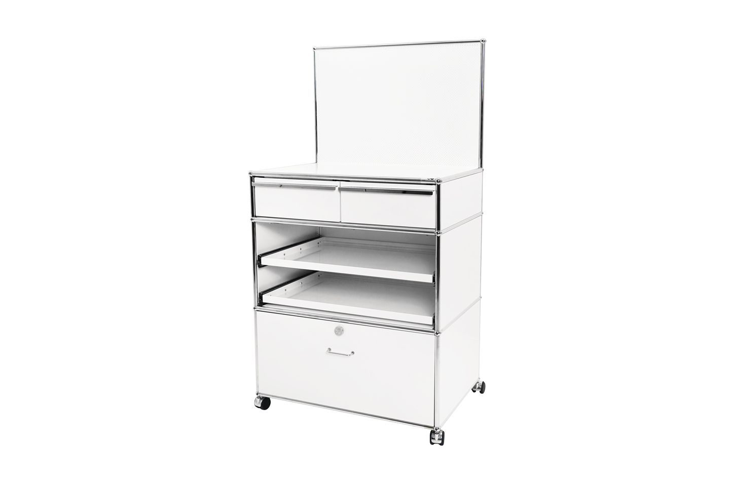 USM Haller Sideboard / workbench pure white RAL 9010Dimensions: H