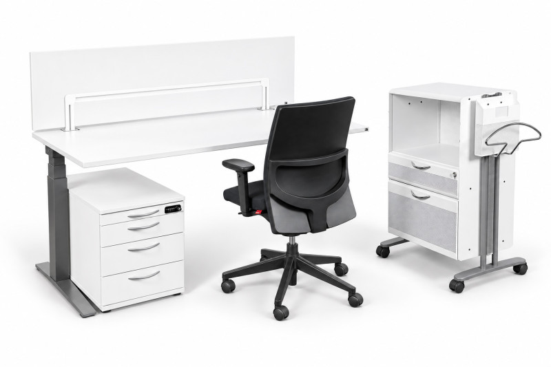 Arbeitsplatz-Set / TALO.S / Haworth / Metall Caddy