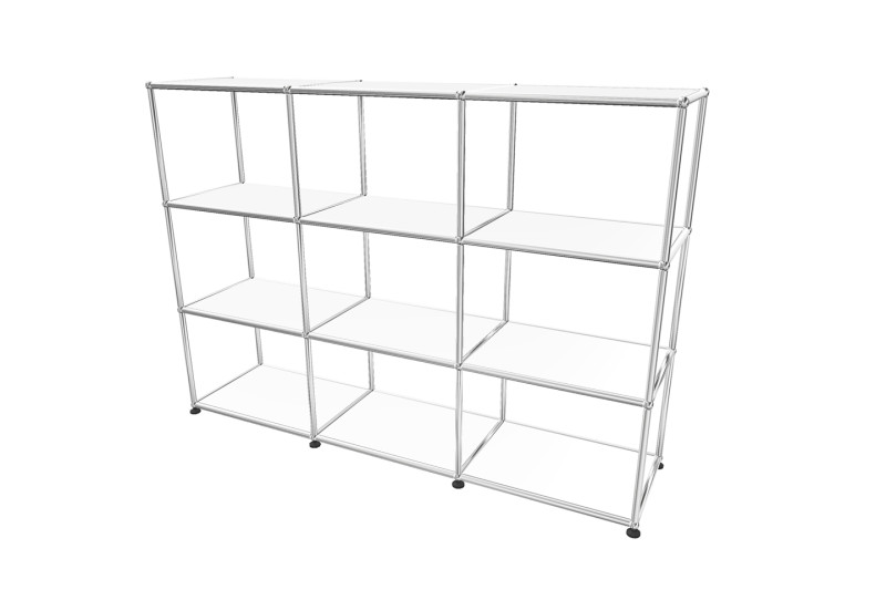 USM Haller Regal / Bücherregal in Breite 150 cm x Tiefe 35 cm