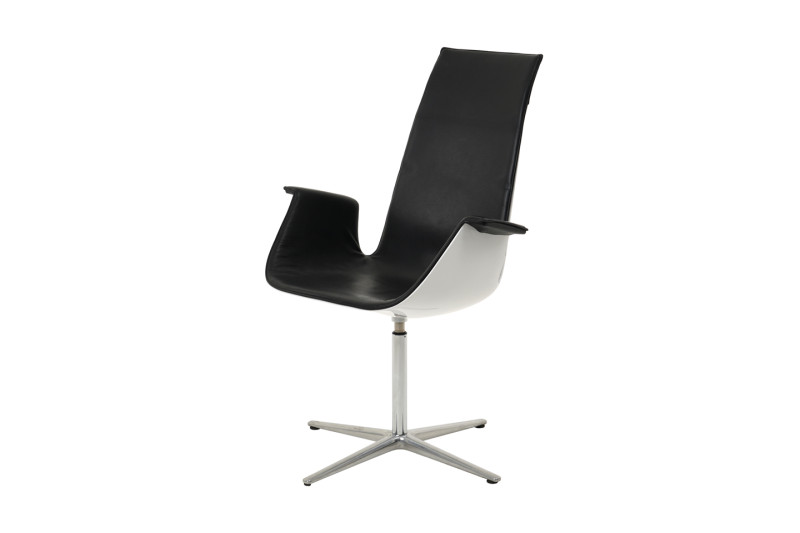 Walter Knoll FK Konferenzstuhl Leder / Schwarz