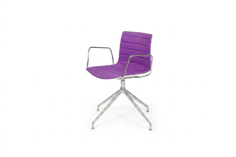 Arper Duna 02 Chair Fabric / Purple