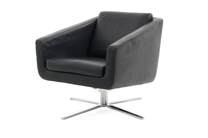 Fauteuil Brunner Ray Lounge Tissu / Bleu