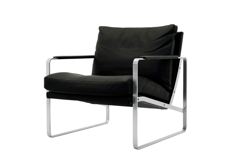 Walter Knoll Fabricius 710-10 Armchair Leather / Black