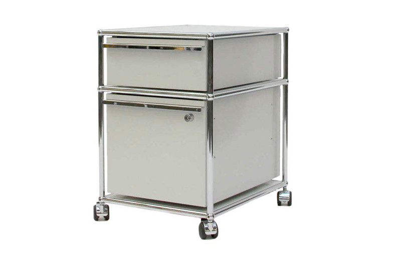 USM Haller Rollcontainer Lichtgrau RAL 7035