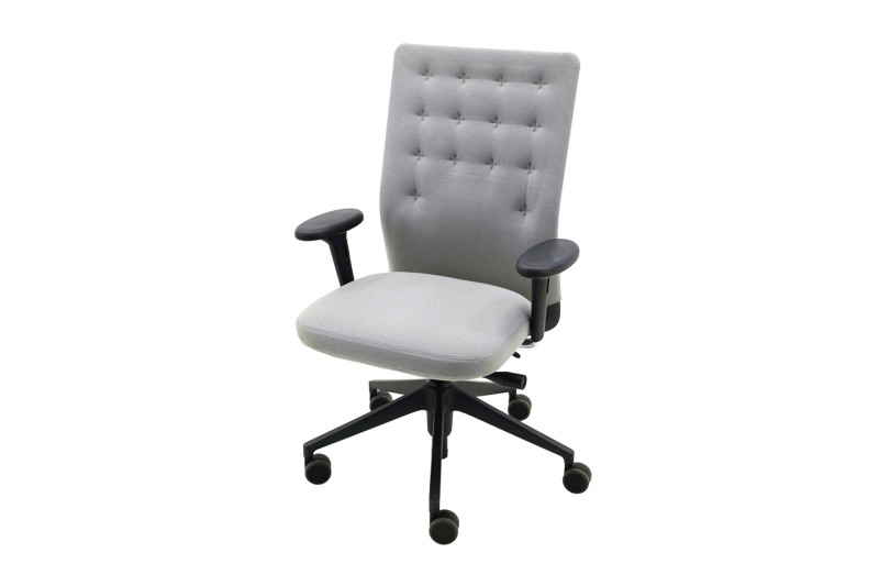 Vitra ID Trim Bürodrehstuhl Stoff / Grau