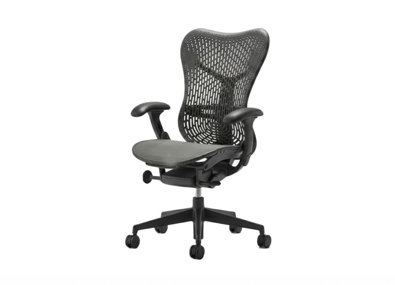 Herman Miller Mirra 2 Trifelx Swivel Office Chair / Black / Gray