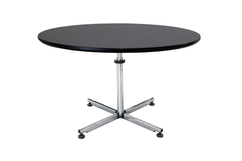 USM Kitos Mesa de Reunión Resina Sintética / Negro Ø 120 cm