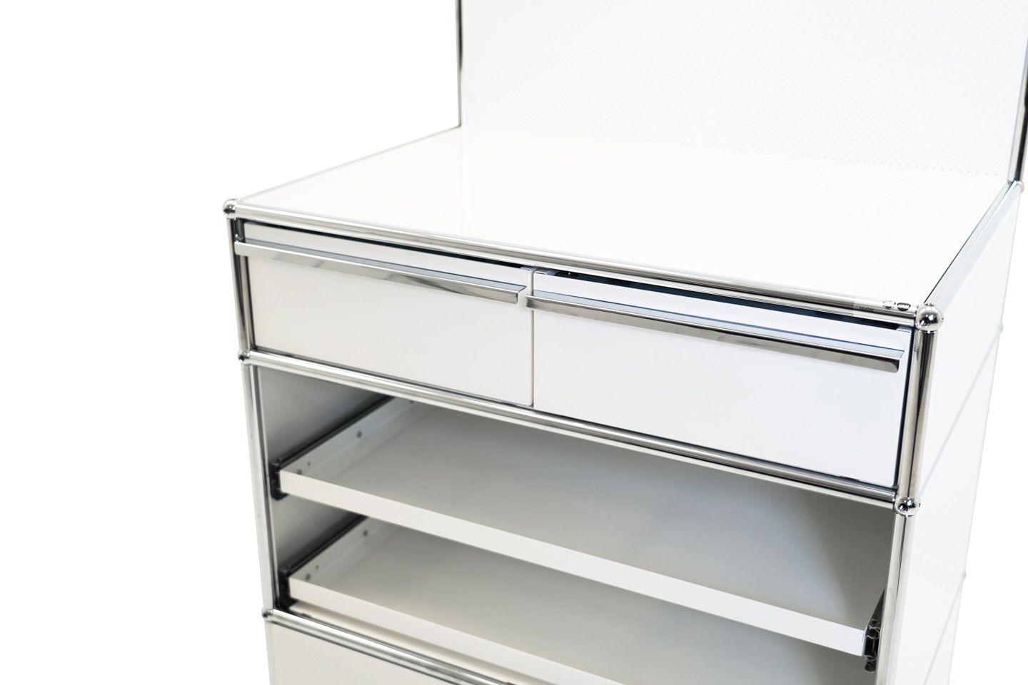 USM Haller Sideboard / workbench pure white RAL 9010Dimensions: H