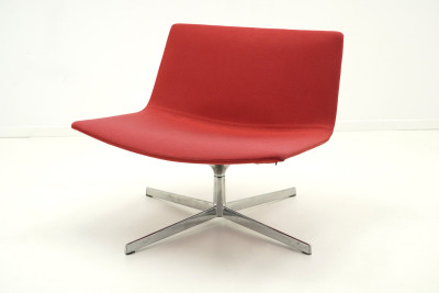 Arper Catifa 80 Lounge Chair Stoff / Rot