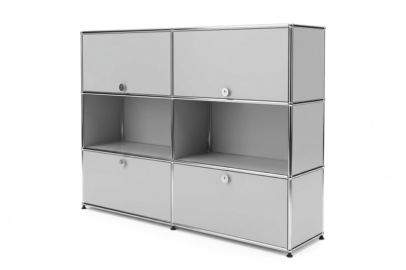 USM Haller Sideboard USM Mattsilber