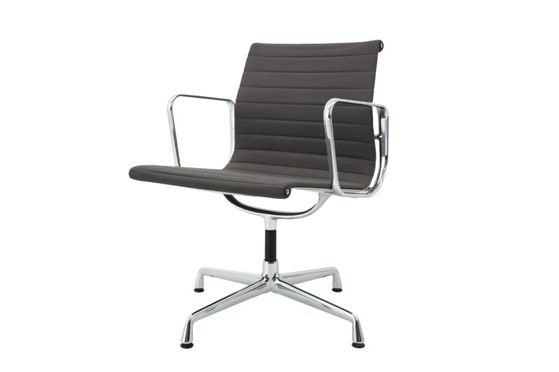 Vitra Aluminium Chair EA 108 Visitor Chair / Hopsak / Grey