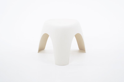 Vitra Elephant Stool / Plastic Stool / Cream White