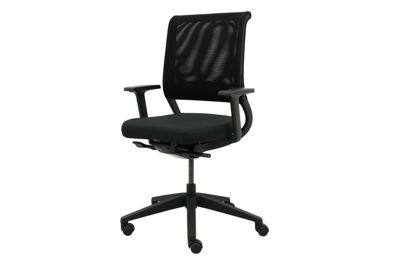 Sedus Netwin Office Swivel Chair Fabric / Black Mesh / Grey