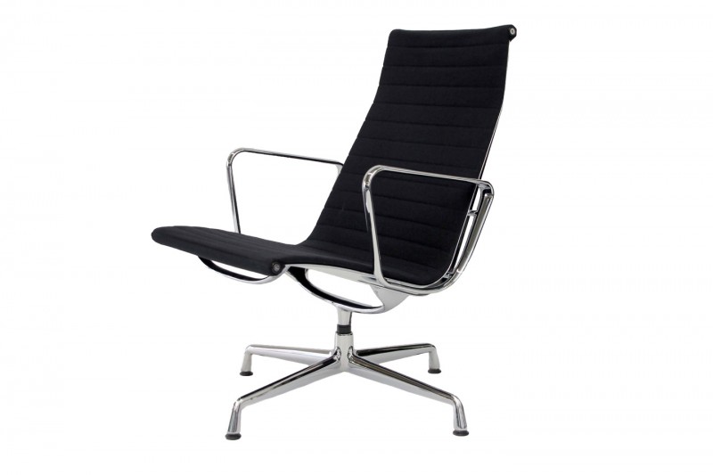 Vitra Aluminium Chair EA 115 Hopsak / Black