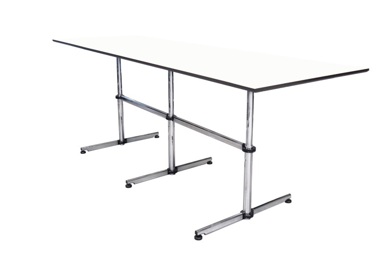USM Kitos High Table / Bistro Table Synthetic Resin / White / 280 x 90 cm