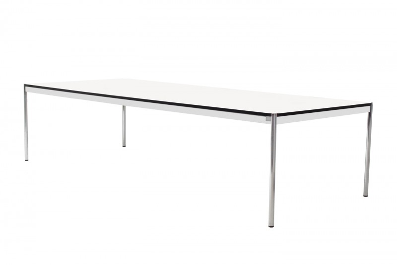 USM Haller Conference Table Synthetic Resin / pearl grey 300 x 125 cm