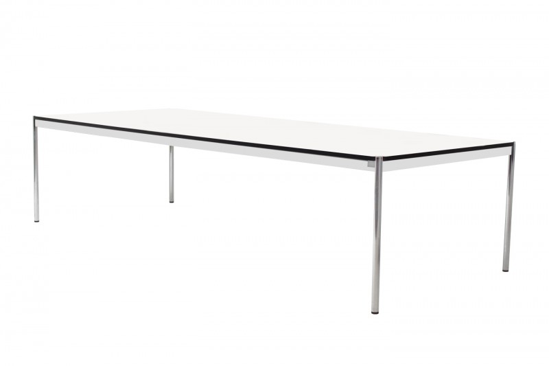 USM Haller Table de Conférence Résine synthétique / Gris Perle 300 x 125 cm