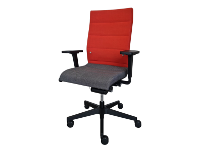 Interstuhl Champ 3c02 Stoff / rot / grau