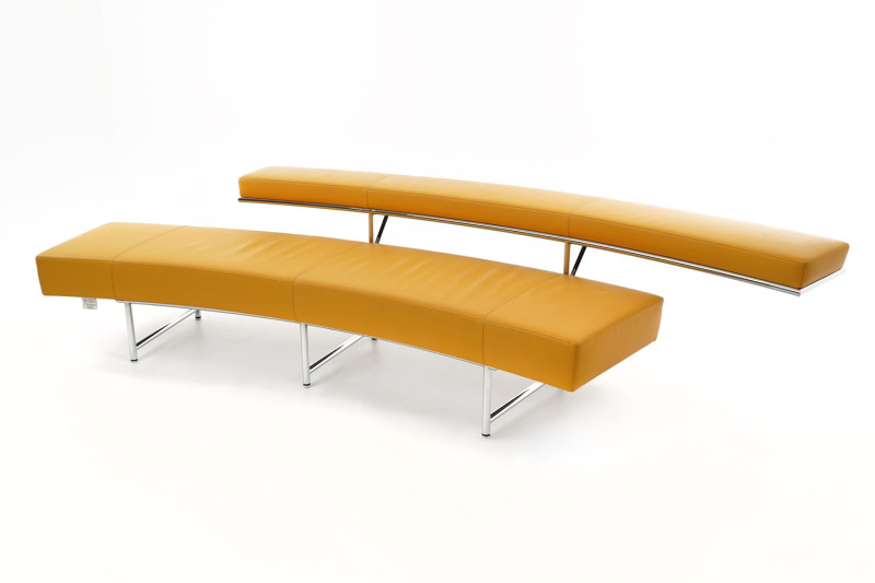 Classicon Monte Carlo Sofa von Eileen Gray Leder / Gelb
