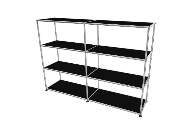 USM Haller Regal / Bücherregal in Breite 150 cm x Tiefe 35 cm