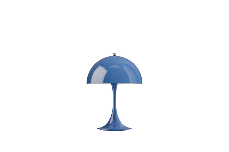 Louis Poulsen Panthella V3 Mini 250 Portable (In- & Outdoor) Tischlampe / Opaque Indigo