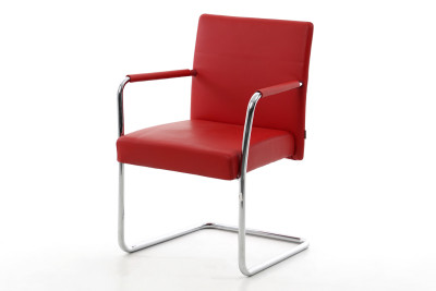 Walter Knoll Jason Freischwinger Leder / Rot
