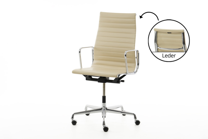 Vitra EA 119 Leder / Beige