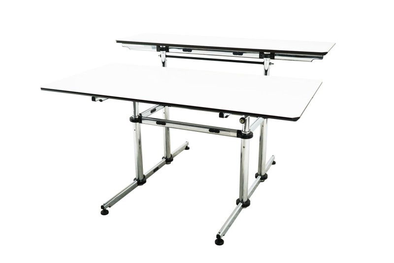 USM Kitos E Desk Synthetic Resin / White 180 x 80 cm